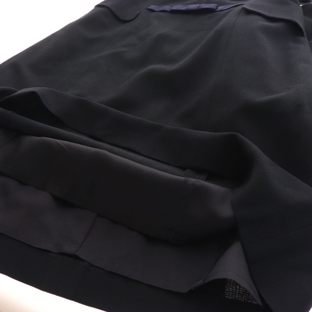 ■ ハロッズ セットアップ ジャケット ワンピース アウター ウエストリボン フォーマル レディース 1 2 ブラック