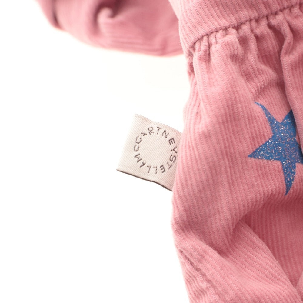 ■ Stella McCartney Baby Kids Clothes One-Piece Long Sleeve Top Skirt Star Pattern Button Women's 24M (2 years old) 90/52 Light Pink etc.
