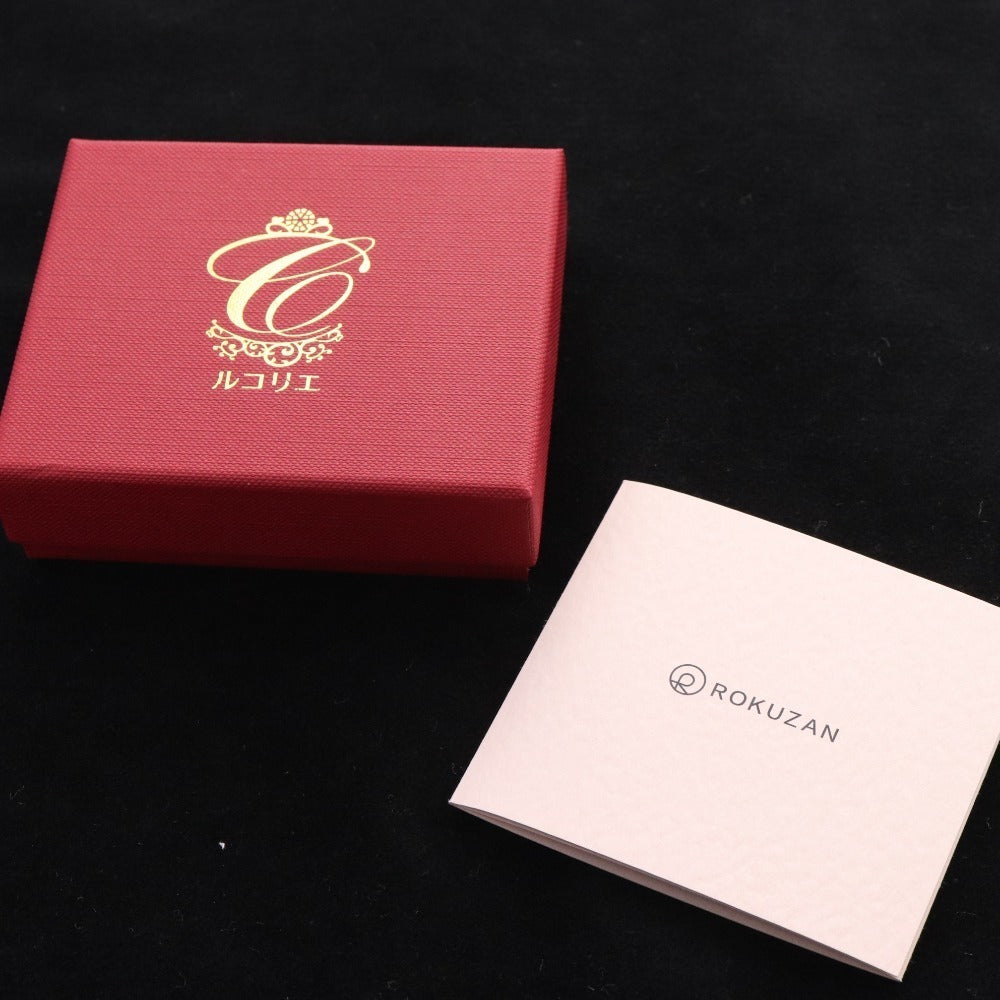 ■ 碌山 ルコリエ リング 指輪 アクセサリー オニキス パール マルカジット 925刻印 5g 13号 シルバー ブラック 付属品付き