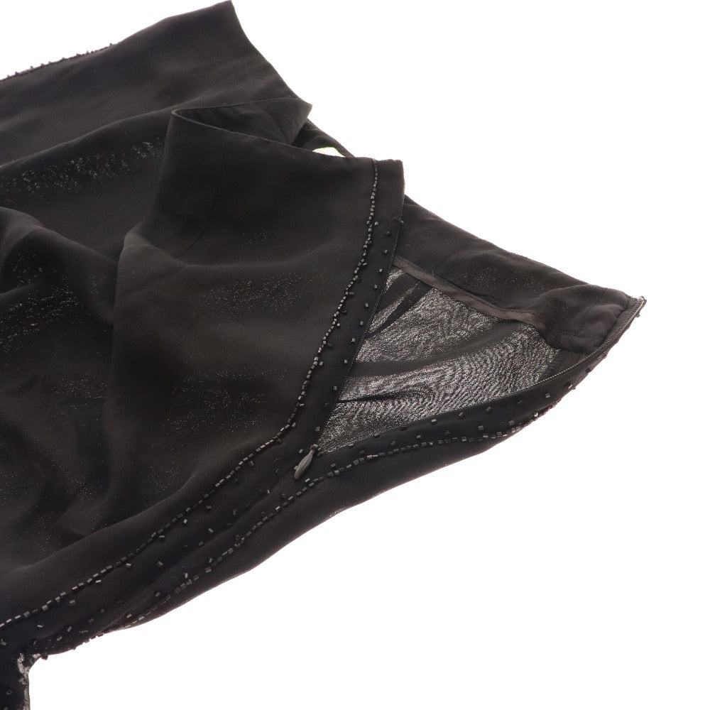 ■ Valentino set up sleeveless skirt lace ribbon dot women's size 38 black