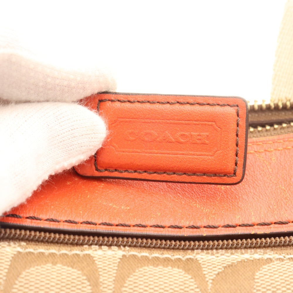 ■ コーチ ショルダーバッグ 3点セット まとめ売り 鞄 総柄 レディース ベージュ ブラウン オレンジ