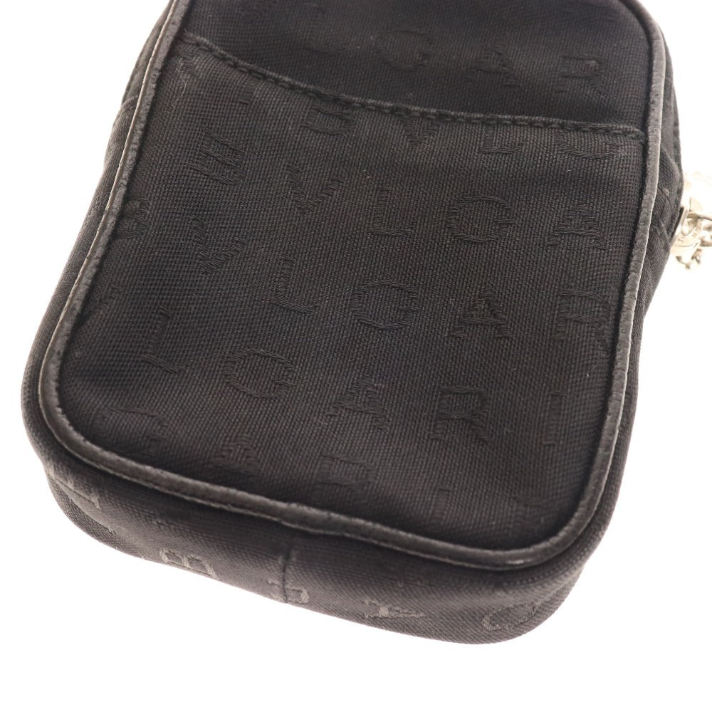 ■ ヘイニ ブルガリ ボアトートバッグ シガレットポーチ 2点セット まとめ売り ベアリア ロゴマニア レディース ベージュ ブラック