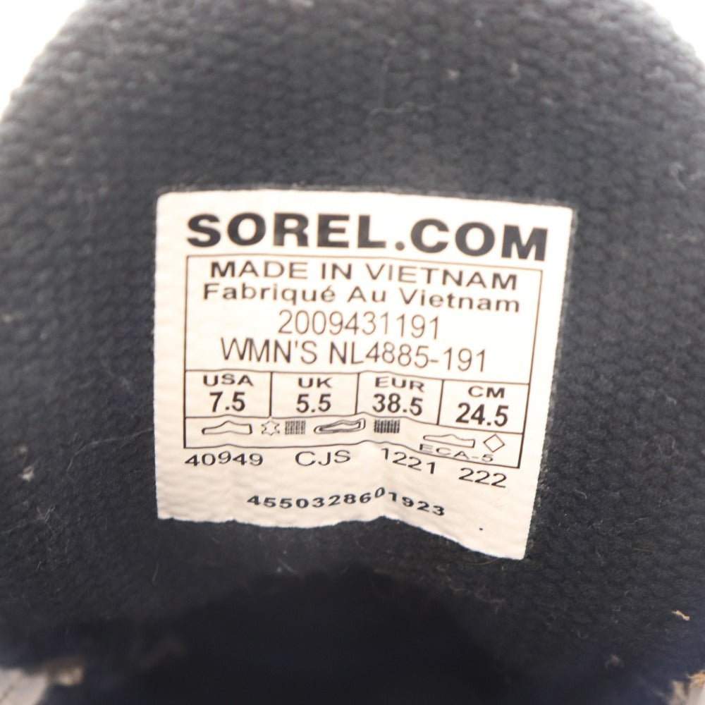 ■ Sorel Sneakers Shoes NL4885-191 Shoes Explorer 2 High Cut Waterproof Women's 24.5cm Beige