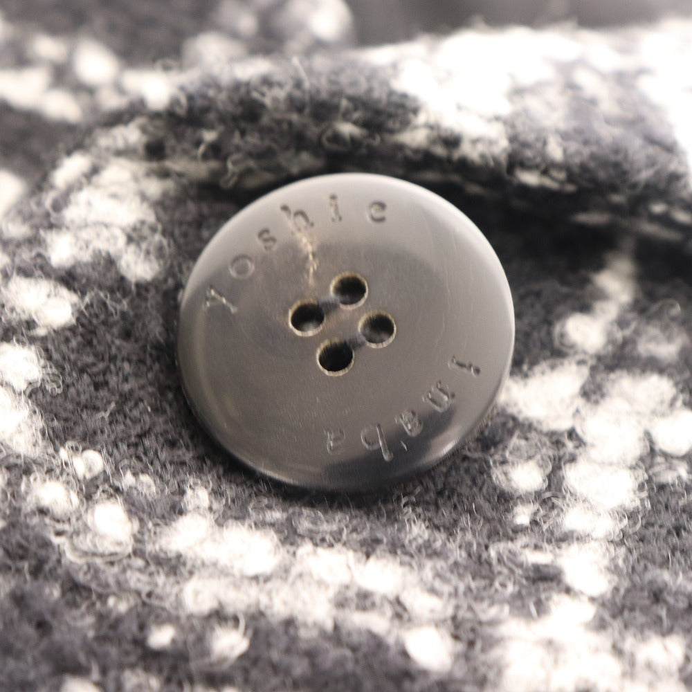 ■ ヨシエイナバ セットアップ ジャケット タイトスカート アウター ボトムス ツイード レディース 9 ブラック