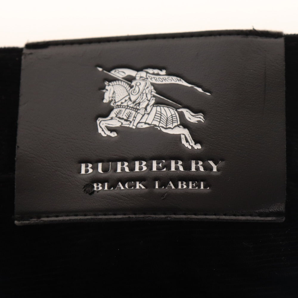 ■ バーバリーブラックレーベル パンツ ボトムス コーデュロイ メンズ 79 ブラック