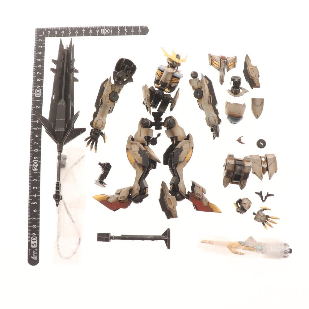 ■ バンダイガンダムプラモデル 1/100 フルメカニクス ガンダムバルバトスルプスレクス ウェザリング 塗装済み 完成品
