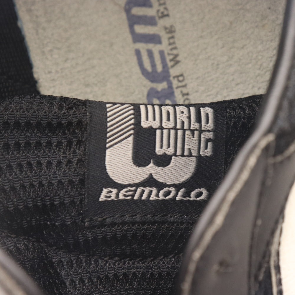■ ビモロ ワールドウィング スニーカー トレーニングシューズ 靴 メンズ 25.5cm ブラック 付属品付き