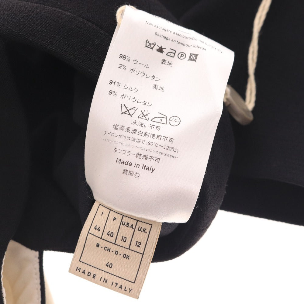 ■ Emilio Pucci one-piece dress, short sleeves, top, bottoms, waist slit, bicolor, women's, size 44, white, black, with tags, unused