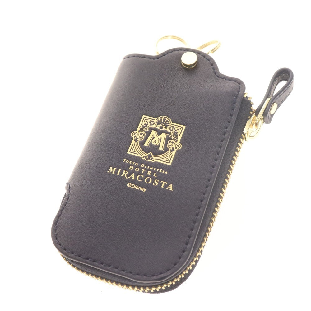 ■ MiraCosta Tokyo DisneySea Hotel Suite Room Exclusive Key Case Genuine Leather Navy Brown Accessories Included Unused