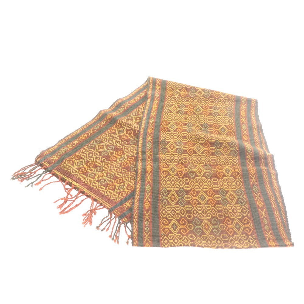 ■ Woven fabrics, cloth, bulk sale, 5-piece set, kilim, ikat, batik, etc., green