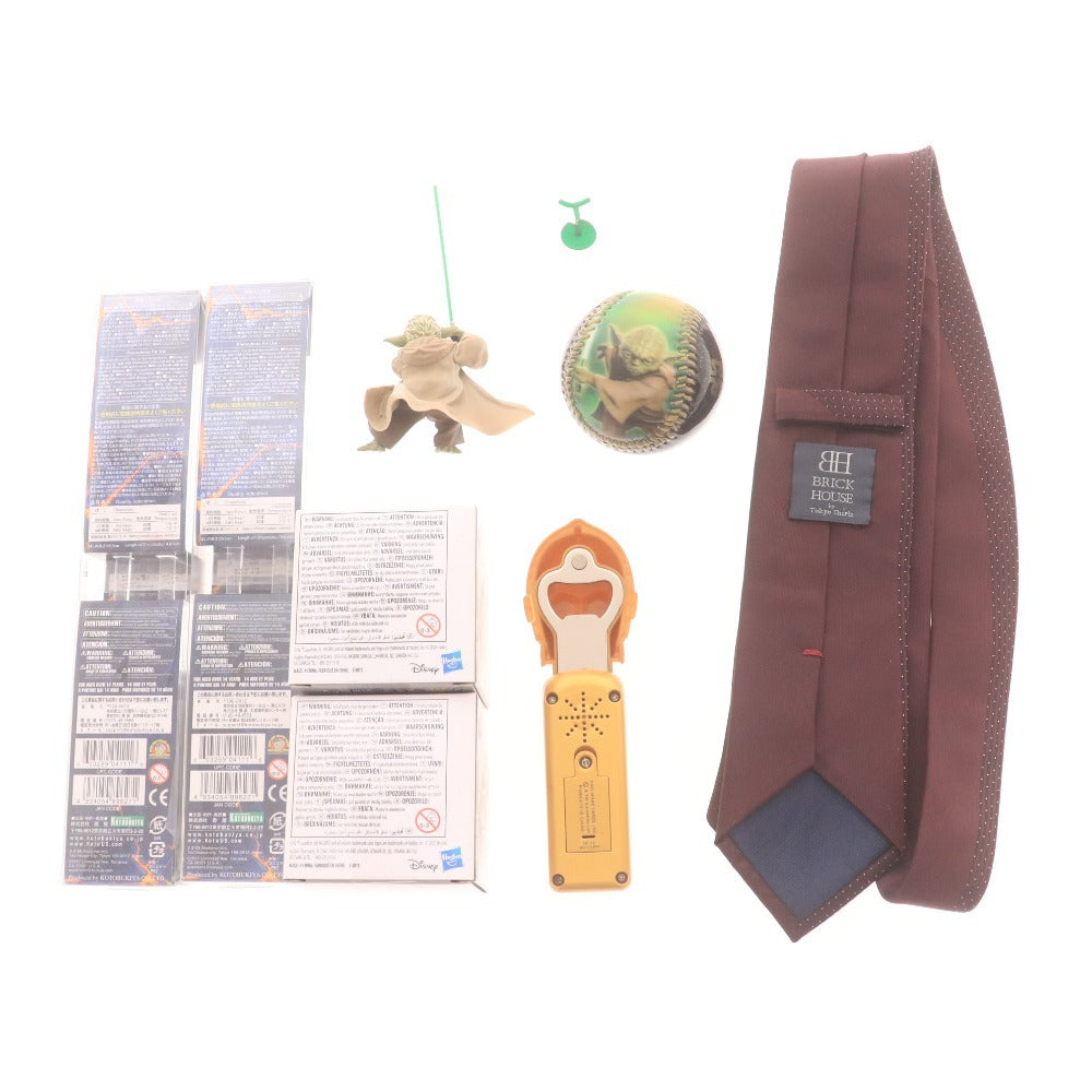 ■ スターウォーズ フィギュア ネクタイ ライトセーバーチョップスティック オープナー 等 8点セットまとめ売り 未開封含む