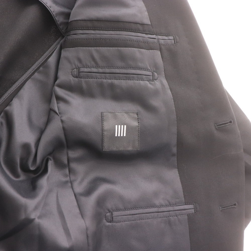 ■ SUIT SELECT スーツセレクト フォーマルスーツ セットアップ BLMD9700 長袖 ジャケット パンツ 上下 メンズ AB4 ブラック 付属品付き