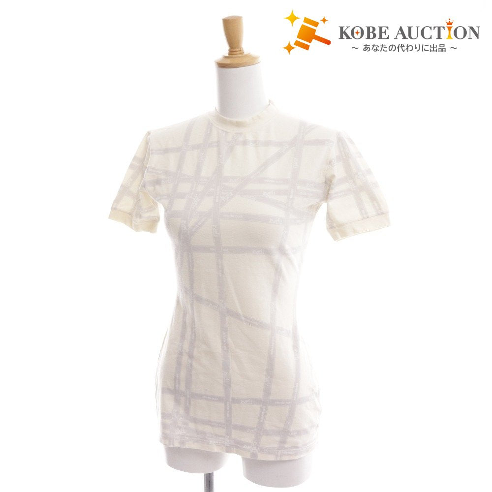 HERMES アイボリー カットソー HERMES アイボリー カットソー