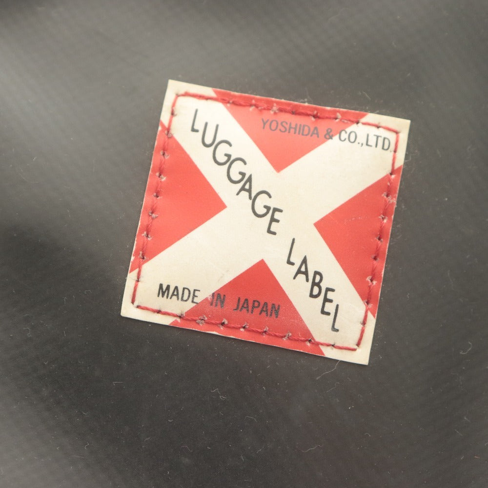 ■ LUGGAGE LABEL ラゲッジレーベル ショルダーバッグ ハンドバッグ 鞄 ライナー 赤バッテン クロスボディ 吉田カバン メンズ ブラック