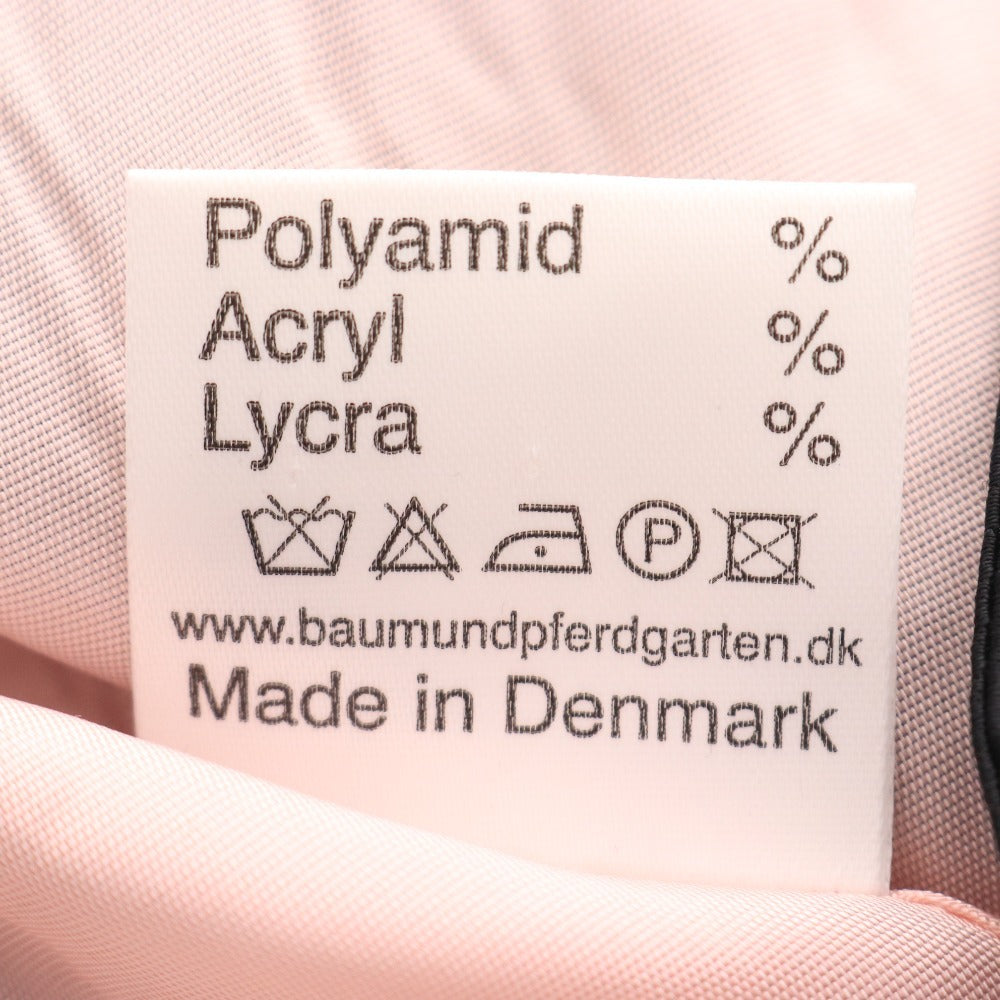 ■ バウムウンドヘルガーデン スカート ボトムス 刺繍 ボタン ミディ丈 レディース 38 ピンク ブラック