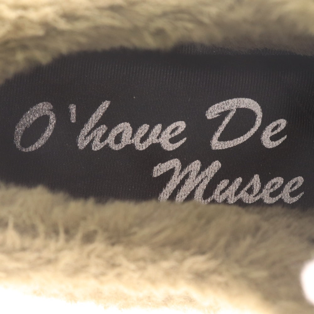 ■ O'HOVE DE MUSEE オーブデミュゼ ローカットスニーカー 靴 シューズ レディース 22.5 カーキ