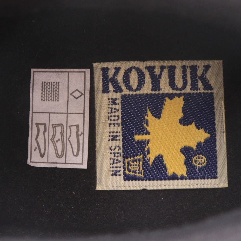 ■ KOYUK コユック キルティングスニーカー 靴 シューズ スリッポン レディース 37 (23.5相当) ブラック