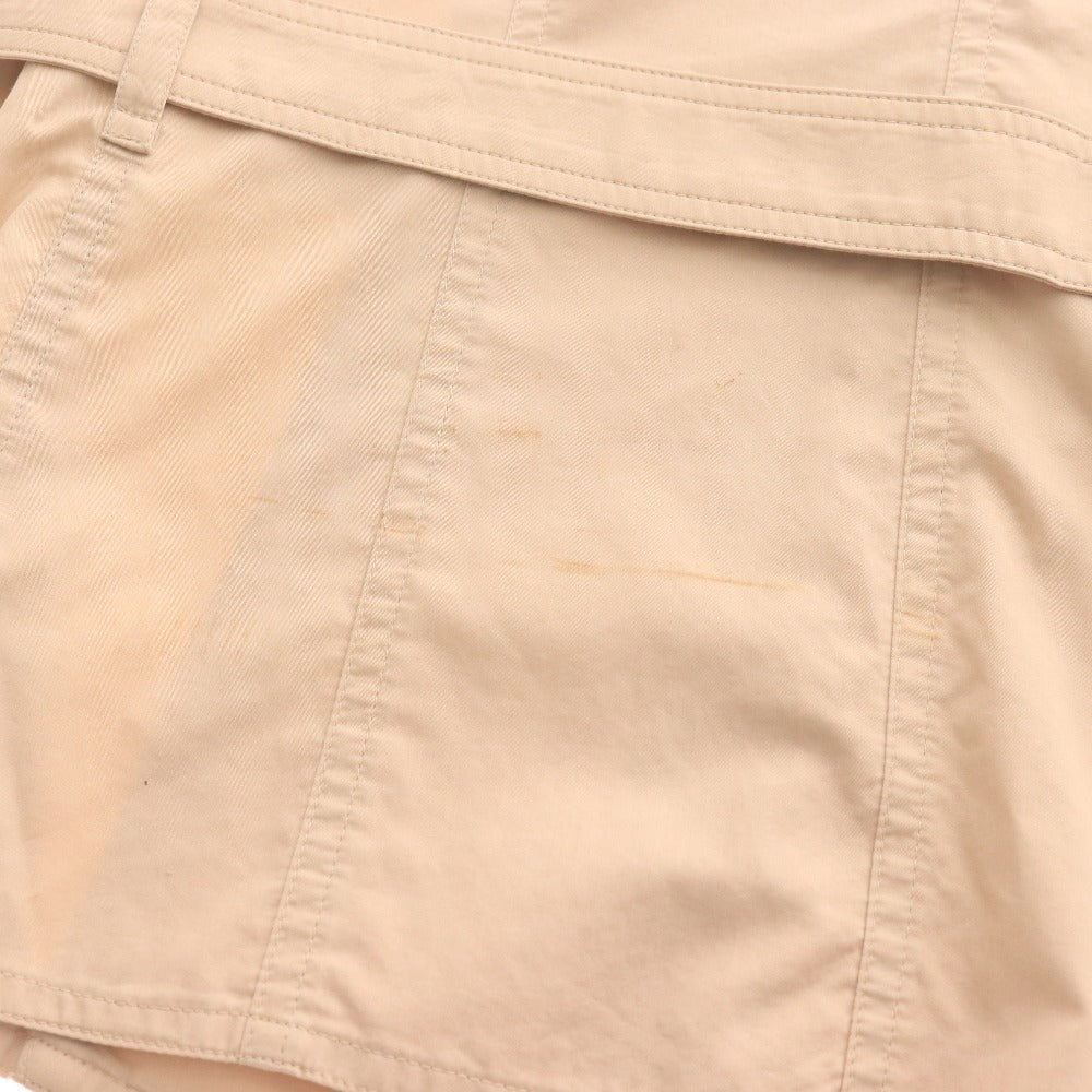 ■ バーバリー ロンドン シャツジャケット 7分袖 アウター トップス ベルト レディース 40 ベージュ