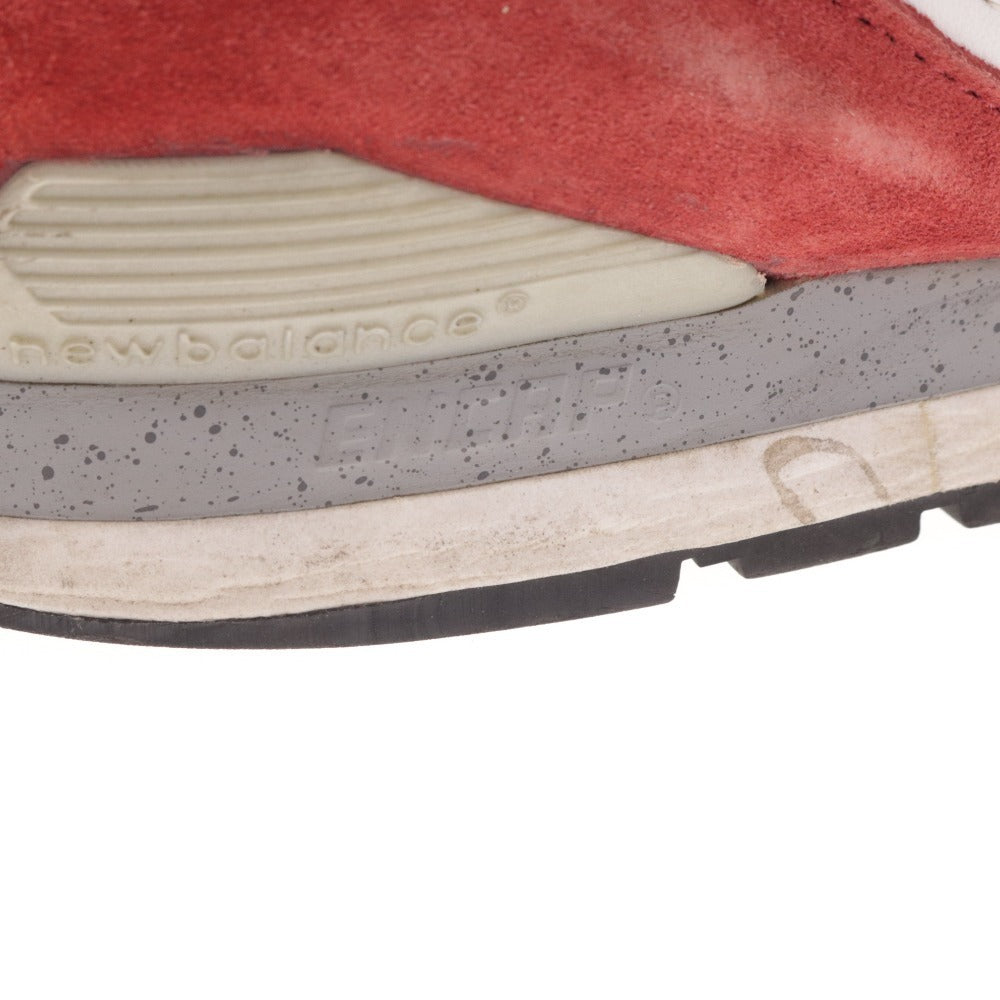 ■ ニューバランス スニーカーM996BB 靴 996 アメリカ製 アメカジ メンズ 30cm ブルー レッド