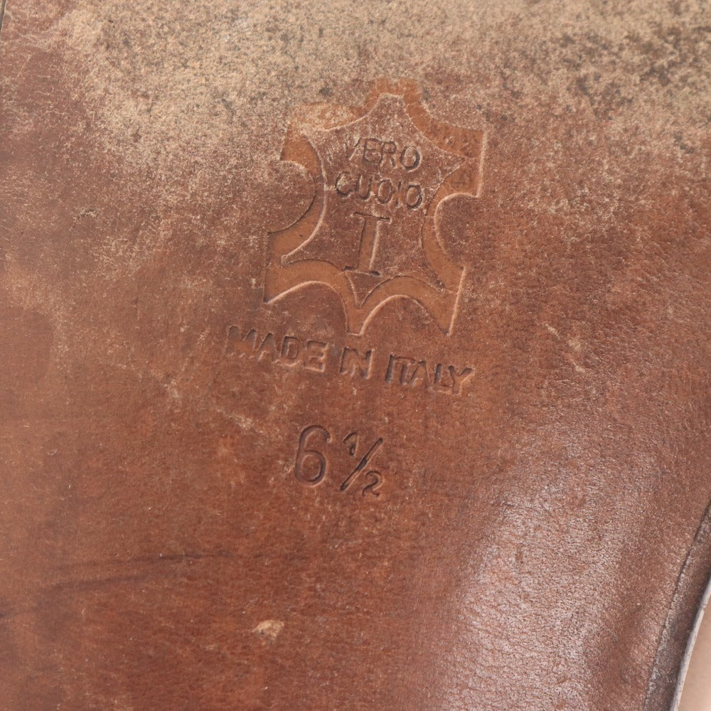 ■ インテレッサ レースアップシューズ 靴 ビジネスシューズ メンズ 6 1/2 (25cm相当)キャメル ライトブラウン系