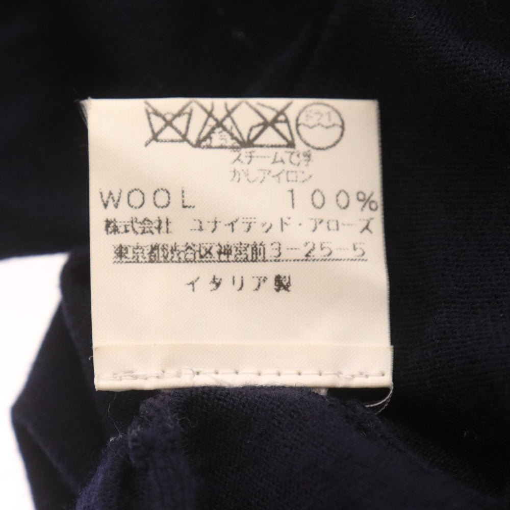 ■ SOVEREIGN UNITEDARROWS ソブリン カーディガン 長袖 トップス アウター ニット Vネック イタリア製 メンズ 46 (Sサイズ相当) ネイビー