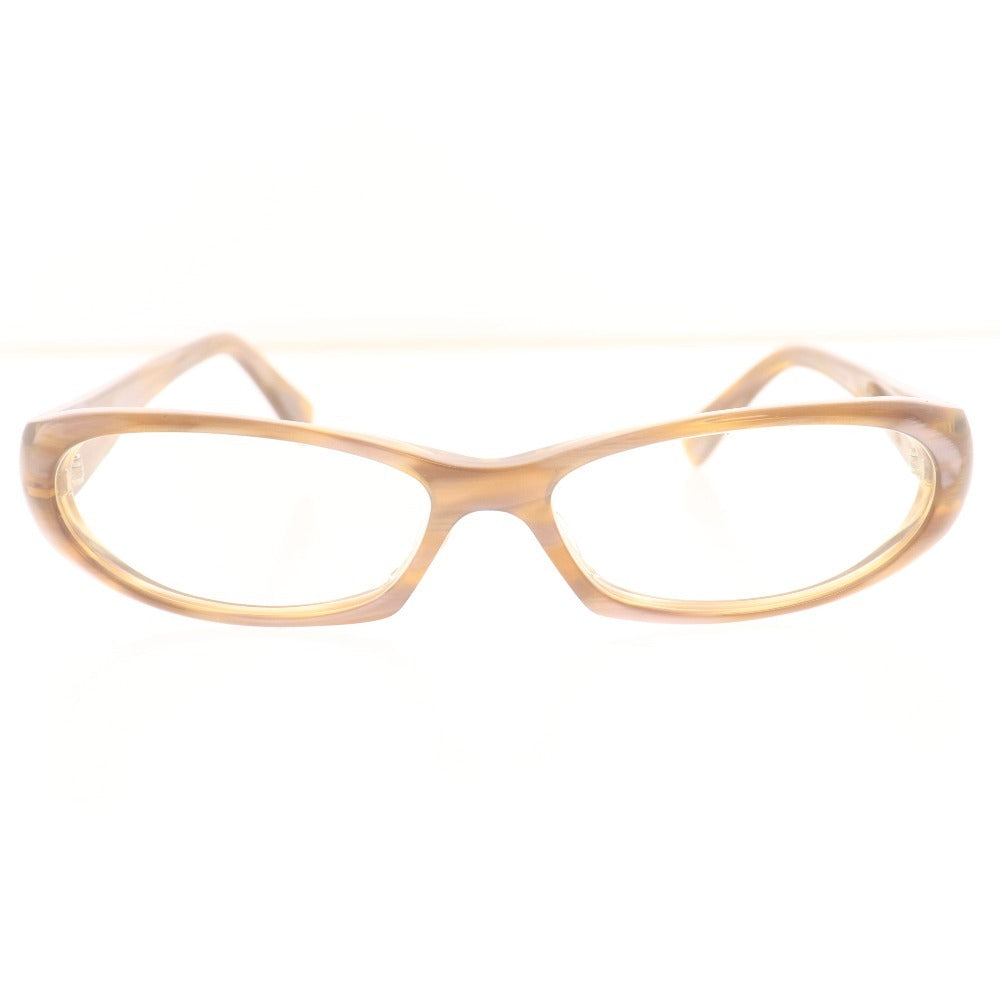 ■ BALTAN VS less thanhuman メガネ 眼鏡 S-3 54□15-143 ブラウン系 度なし レンズ入り 伊達メガネ メンズ レディース 付属品付き