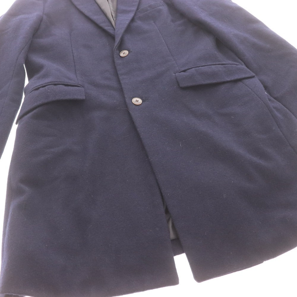 ■ Vital MONSIEUR NICOLE ヴィタル ムッシュニコル テーラードジャケット 長袖 アウター 襟 フロントボタン メンズ 48(L) ダークネイビー