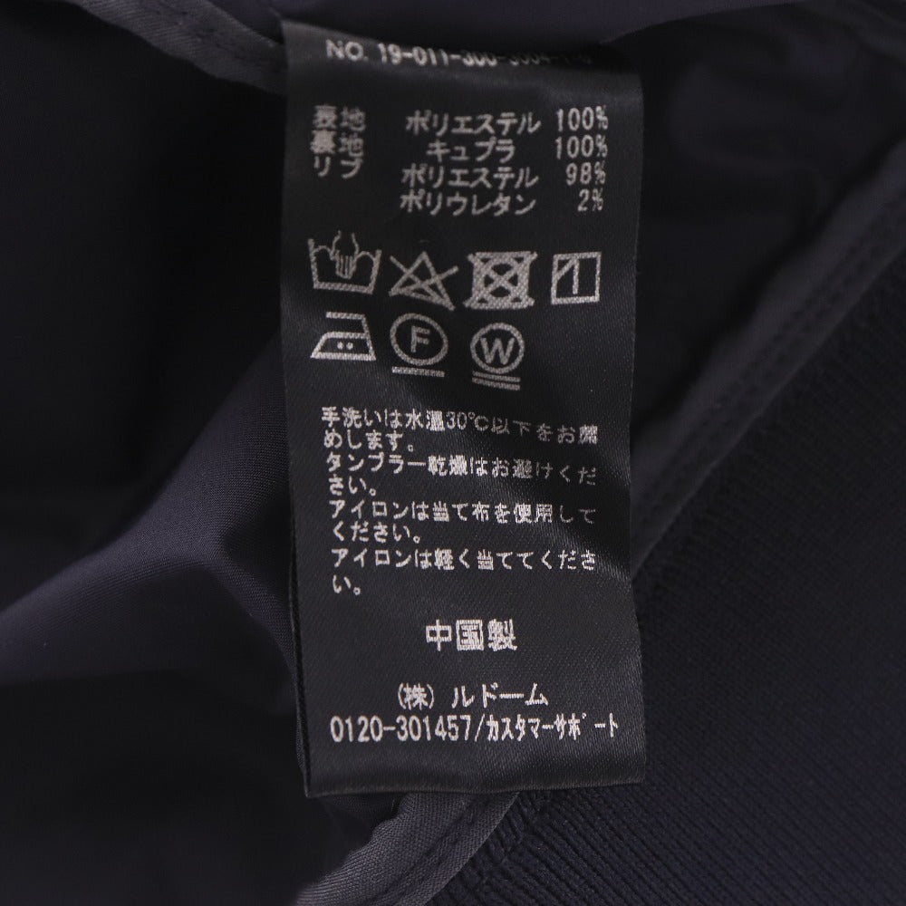 ■ EDIFICE x LIMONTA EDIFICE Limonta Blouson Jacket, Long Sleeve, Outerwear, Button Collar, Zipper closure, Men's, Size M, Navy