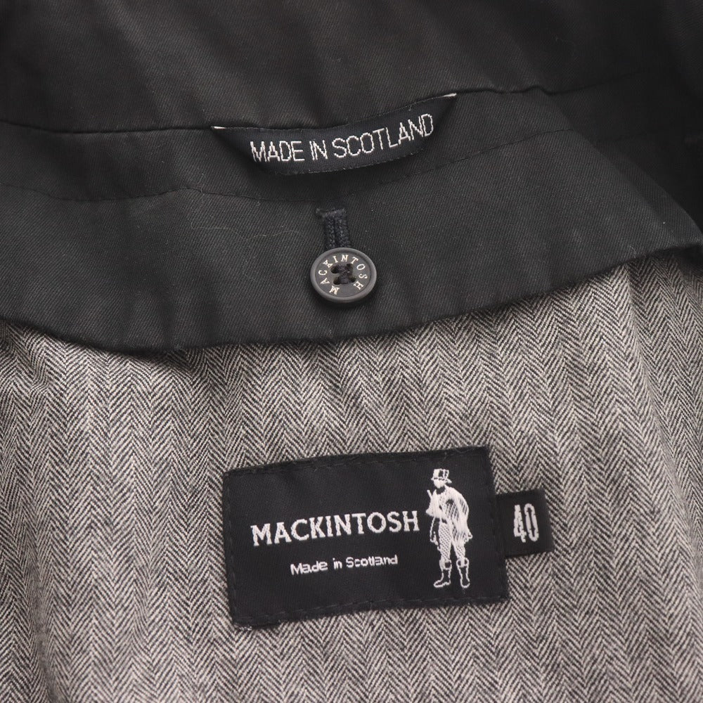 ■ マッキントッシュ コート アウター ライナー付き メンズ 40(L相当) ブラック
