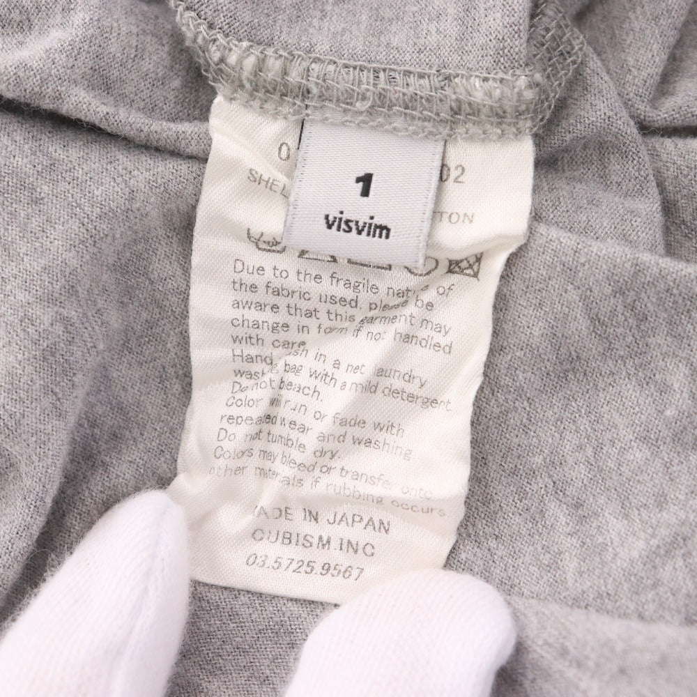 ■ ビズビム Tシャツ カットソー 半袖 トップス シンプル Vネック メンズ 1 (S相当)グレー