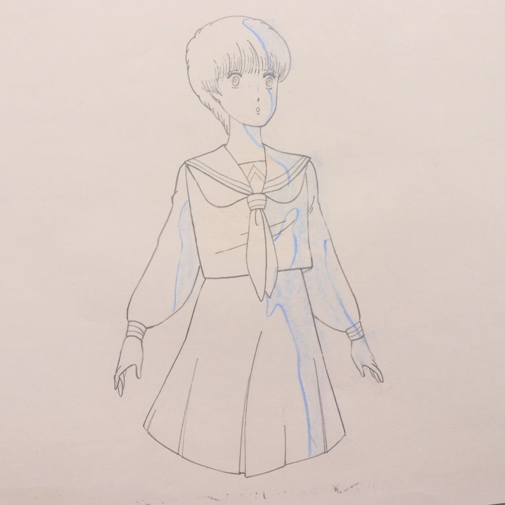 ■ 夢戦士ウイングマン セル画 原画 動画付き 夢あおい アオイ A42 アニメ