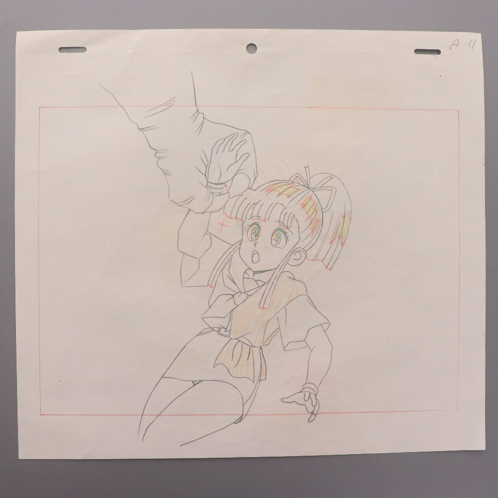 ■ Time Trouble Tondekeman cel set of 2, original drawings with animation, A11 A6, Yumi Shinmai, animation