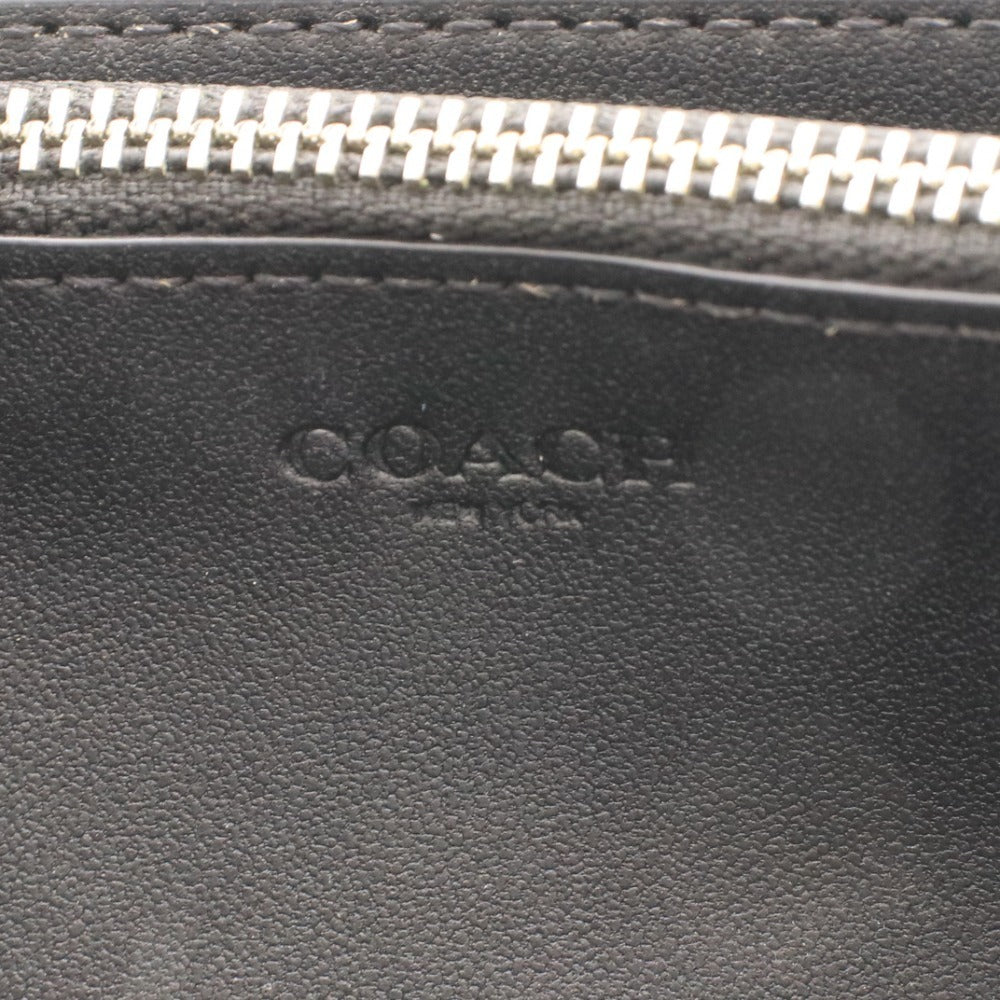 ■ COACH コーチ 長財布 ラウンドファスナー 小銭入れ 札入れ カード入れ ロゴ レディース メンズ カーキ系