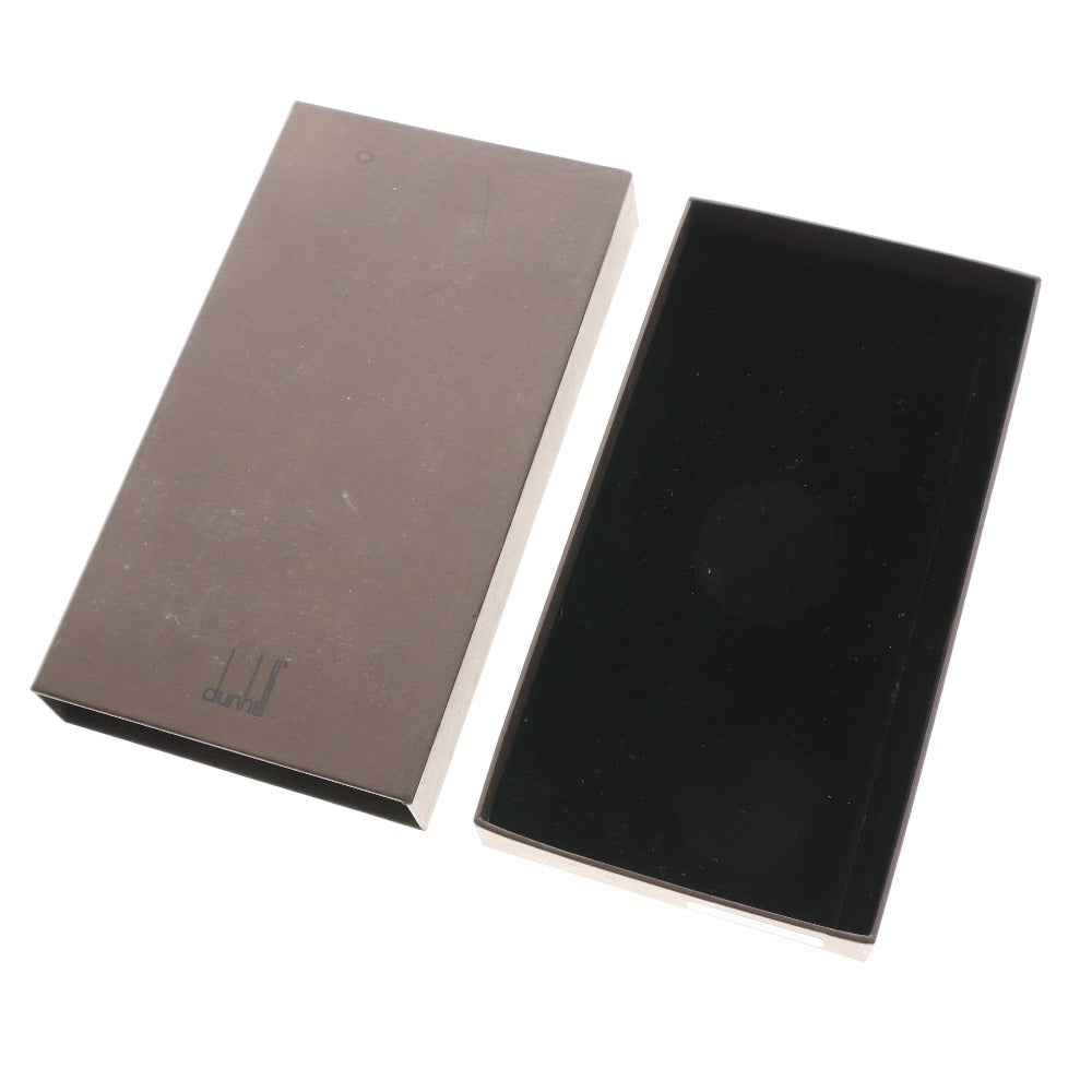 ■ dunhill ダンヒル 長財布 ウォレット 二つ折り小銭入れ 札入れ カード入れ ロゴ メンズ ブラック 箱付き