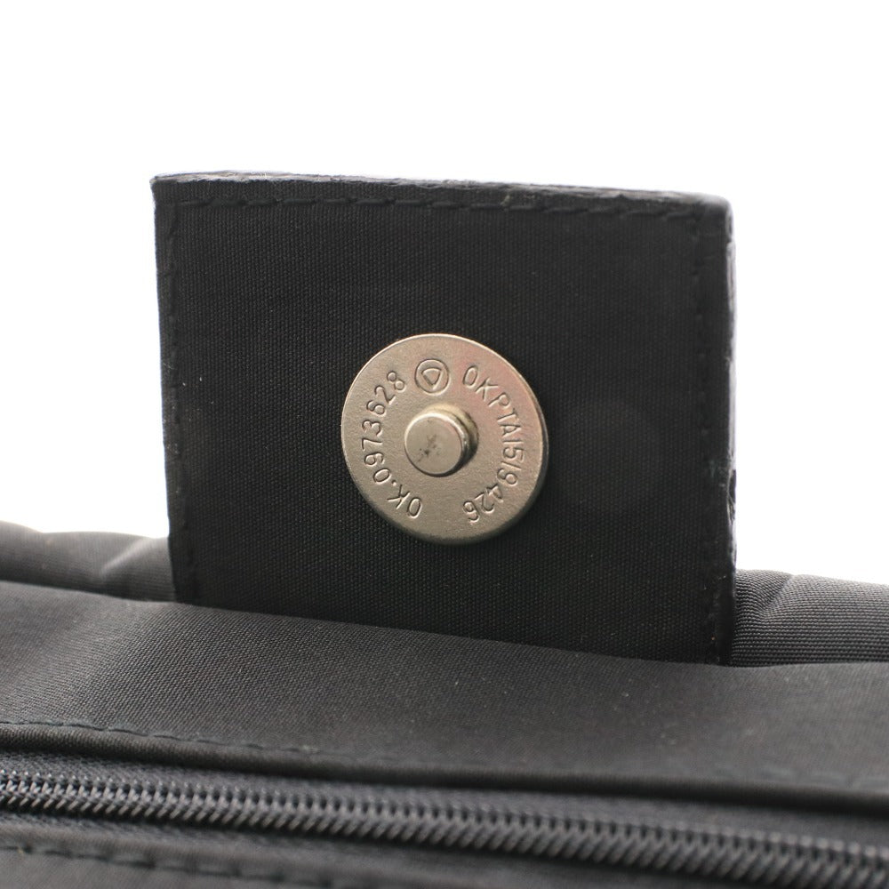 ■ BVLGARI Bulgari pouch, second bag, handbag, logo zipper, clear mesh, men's and women's, black