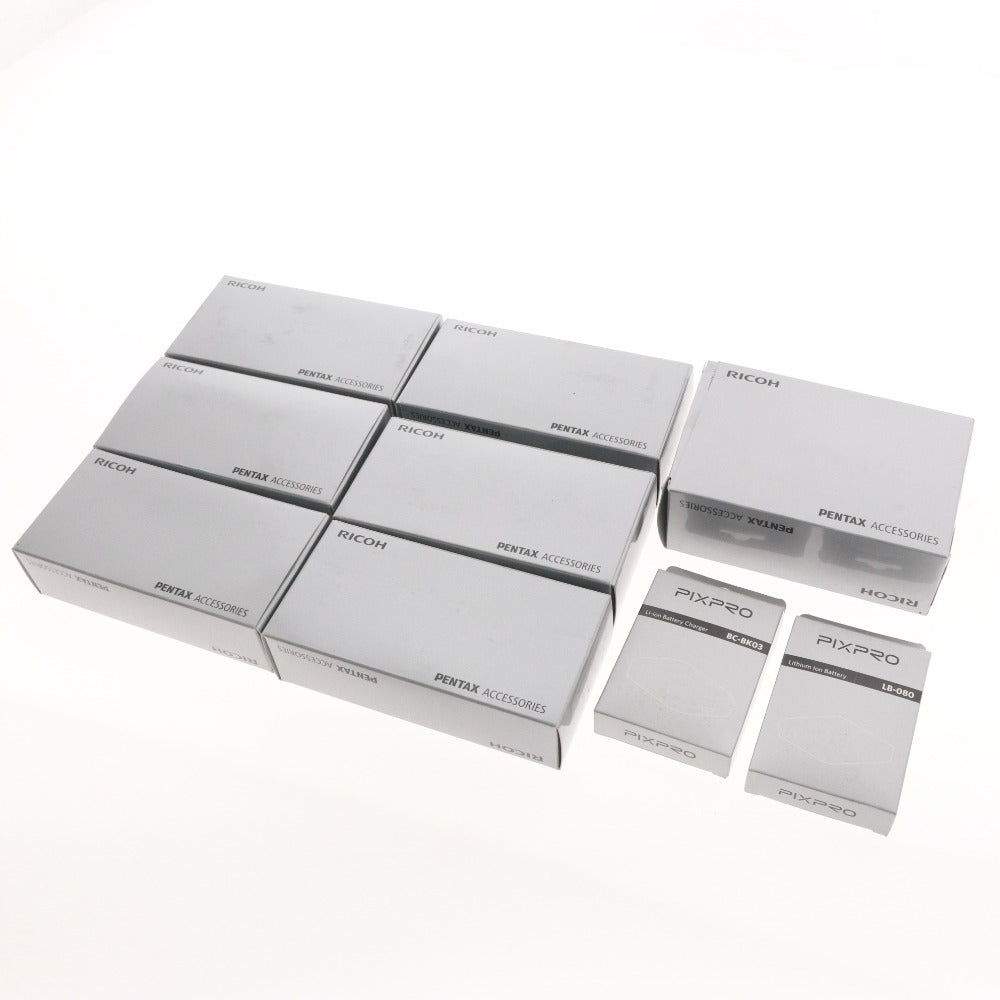 ■ 9-piece set of Ricoh, Kodak, PIXPRO, Pentax, battery charger BC-BL03, LB-080, lens soft case, etc. Unused