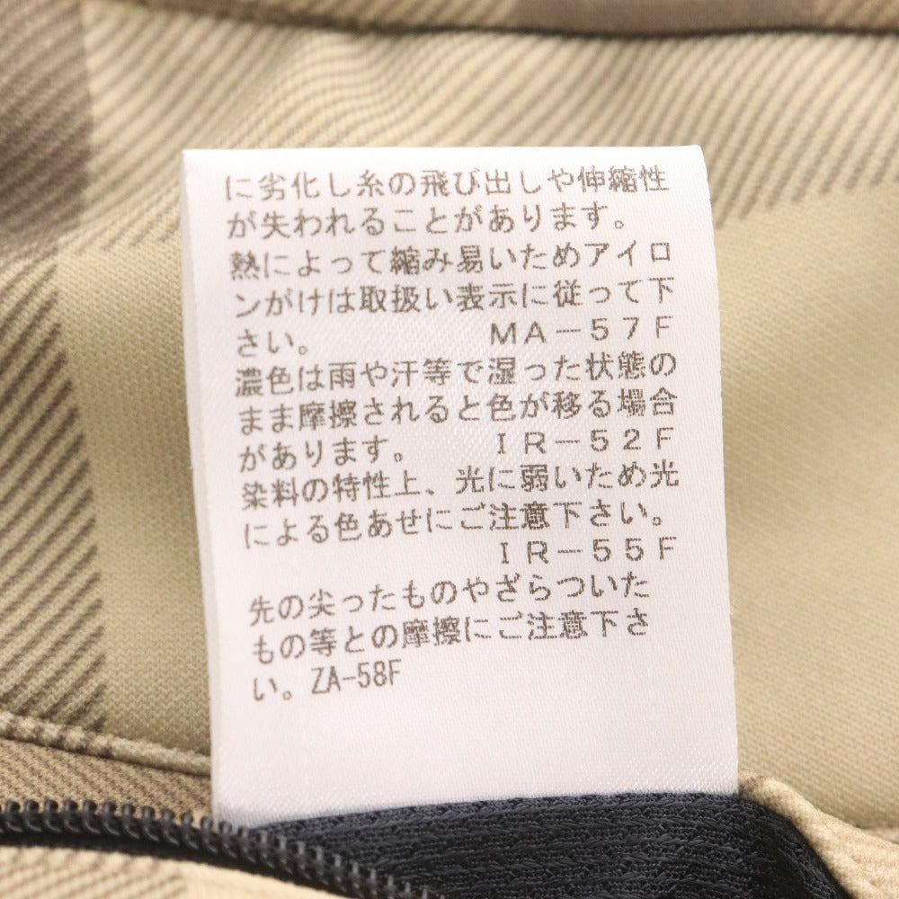 ■ ブラックレーベル クレストブリッジ ジョガーパンツ ボトムス ジャージ リブ ウエストゴム 紐 チェック柄 メンズ M ベージュ系