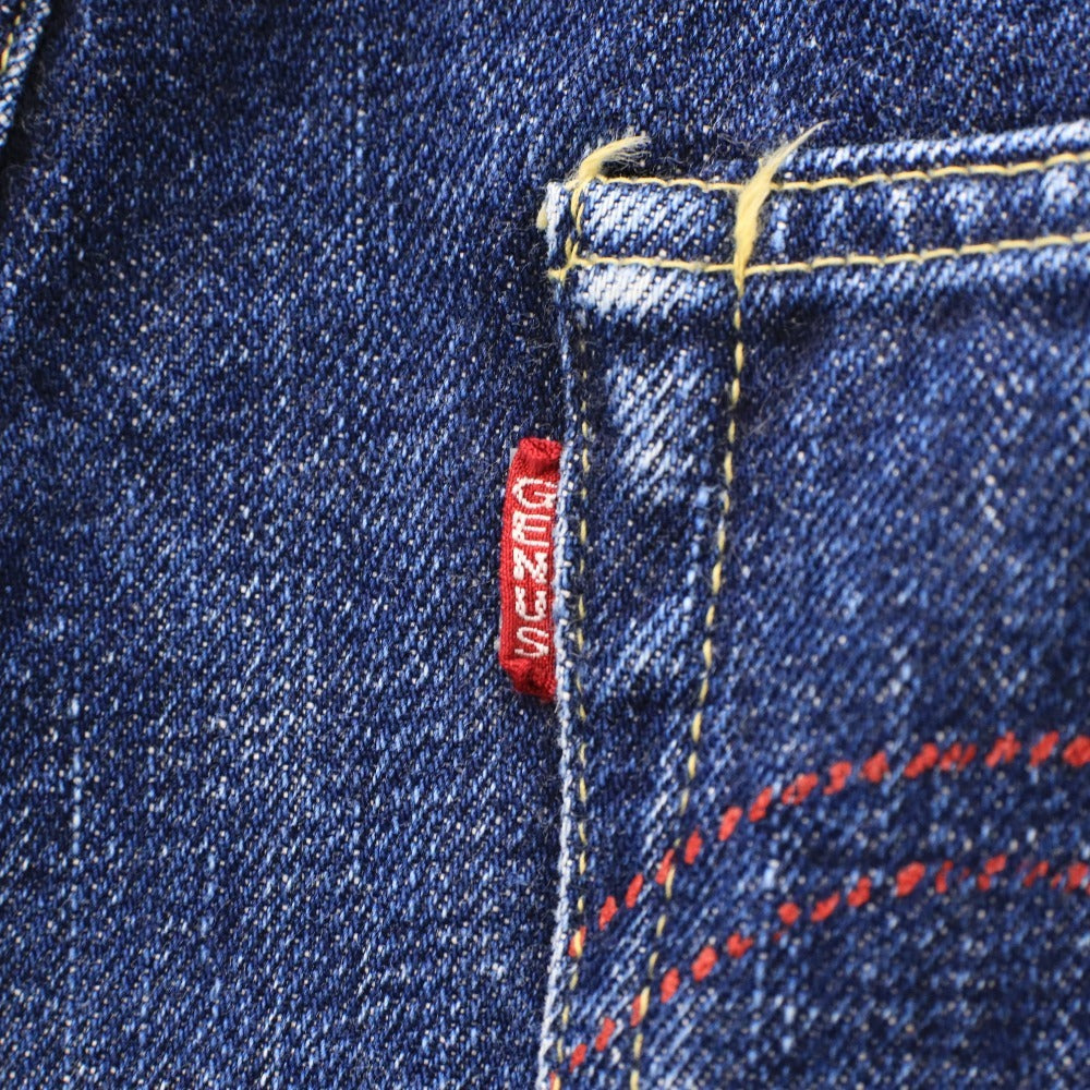 ■ WAREHOUSE & CO. ウエハウス デニム パンツ ジーンズ ボトムス ポケット ボタン パッチ メンズ 30 ネイビー系