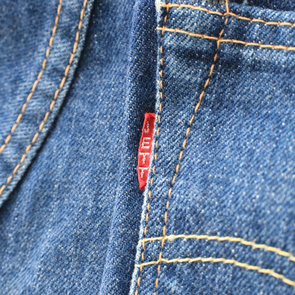 ■ JETT RINK ジェットリンク デニム パンツ ジーンズ ボトムス ファスナー ポケット パッチ メンズ W30 L36 ネイビー系