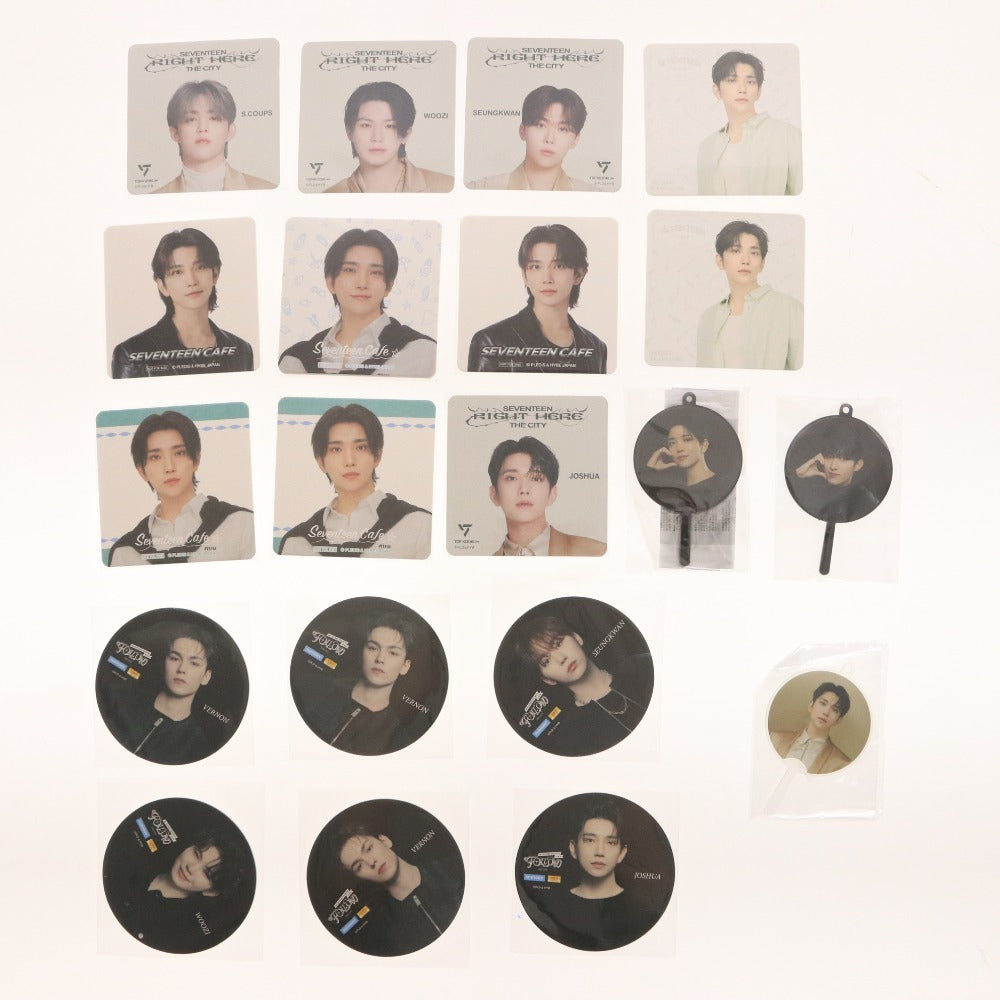 ■ SEVENTEEN Seventeen Goods Large Set Bulk Sale Fan Doll Keychain Badge Other Unopened Unused