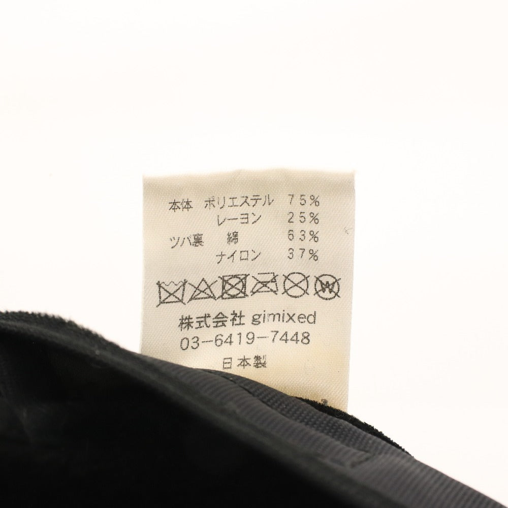 ■ マイティーシャイン MightyShine キャップ 帽子 日本製 メンズ ブラック