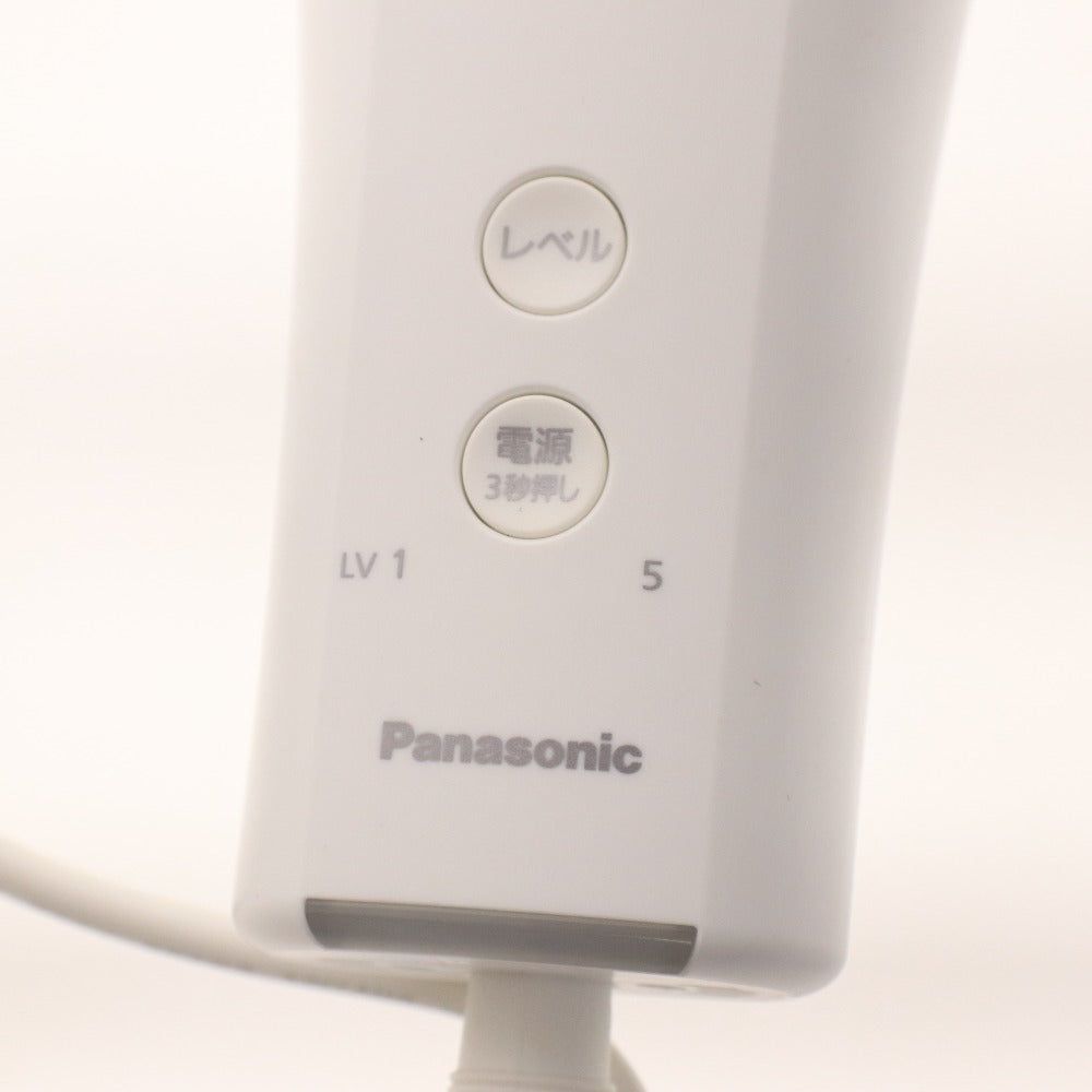 ■ パナソニック 光エステ ES-WH75 光美容器 美顔器 フェイス ボディ コード式 ムダ毛ケア ホワイト付属品付き 通電確認済み
