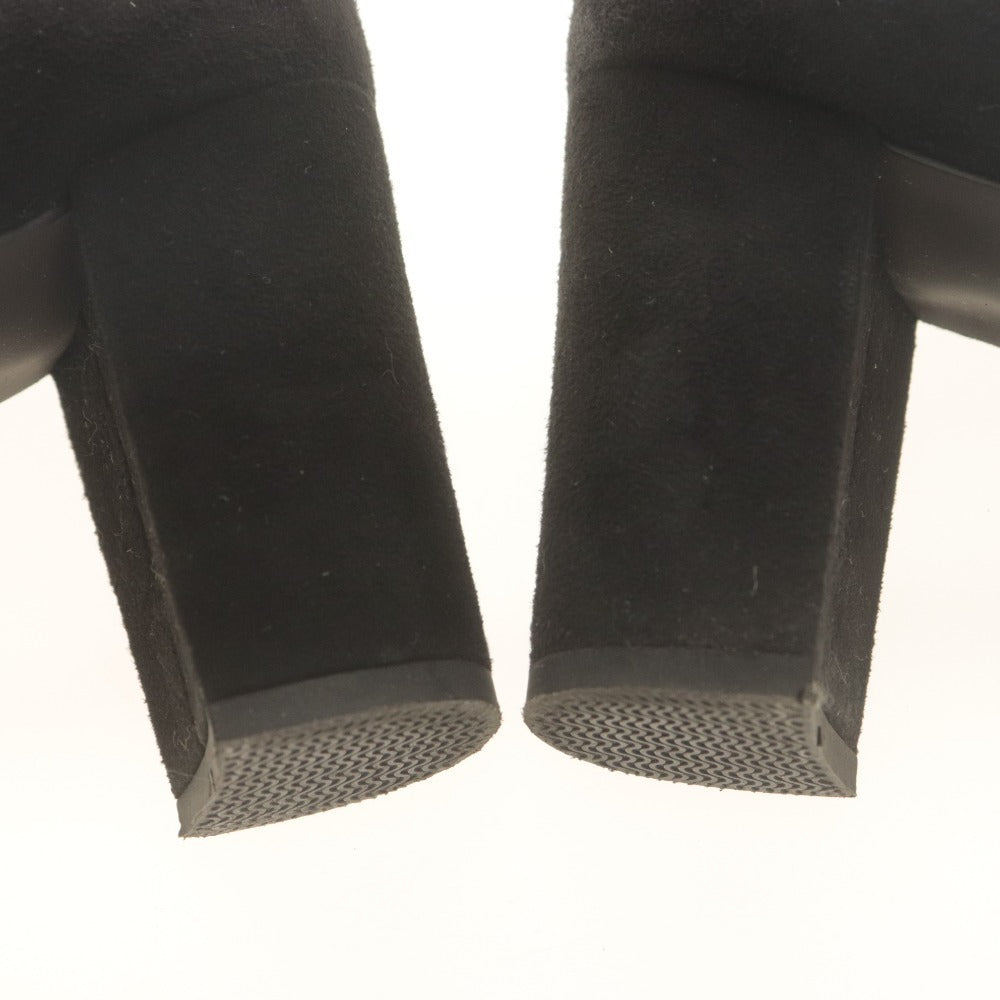 ■ アダムエロペ パンプス 靴 ストラップ ヒール レディース 24.0cm ブラック ゴールド 箱付き