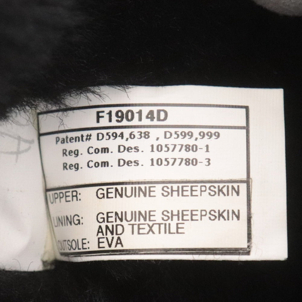 ■ アグ UGG ブーツ 靴 ベイリー ボタン ブリング スワロフスキー ラインストーン レディース 24cm ブラック 箱付き