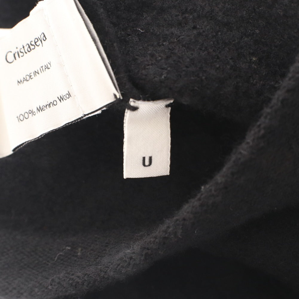 ■ Crista Seya One-Piece Top and Bottoms, Made in Italy, Women's, Size U (Free), Black