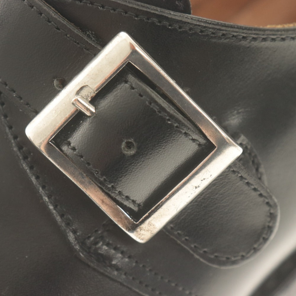■ CROCKETT&JONES Dress shoes Monxton Single Monk Leather Men's 6 1/2 (approx. 25cm) Black