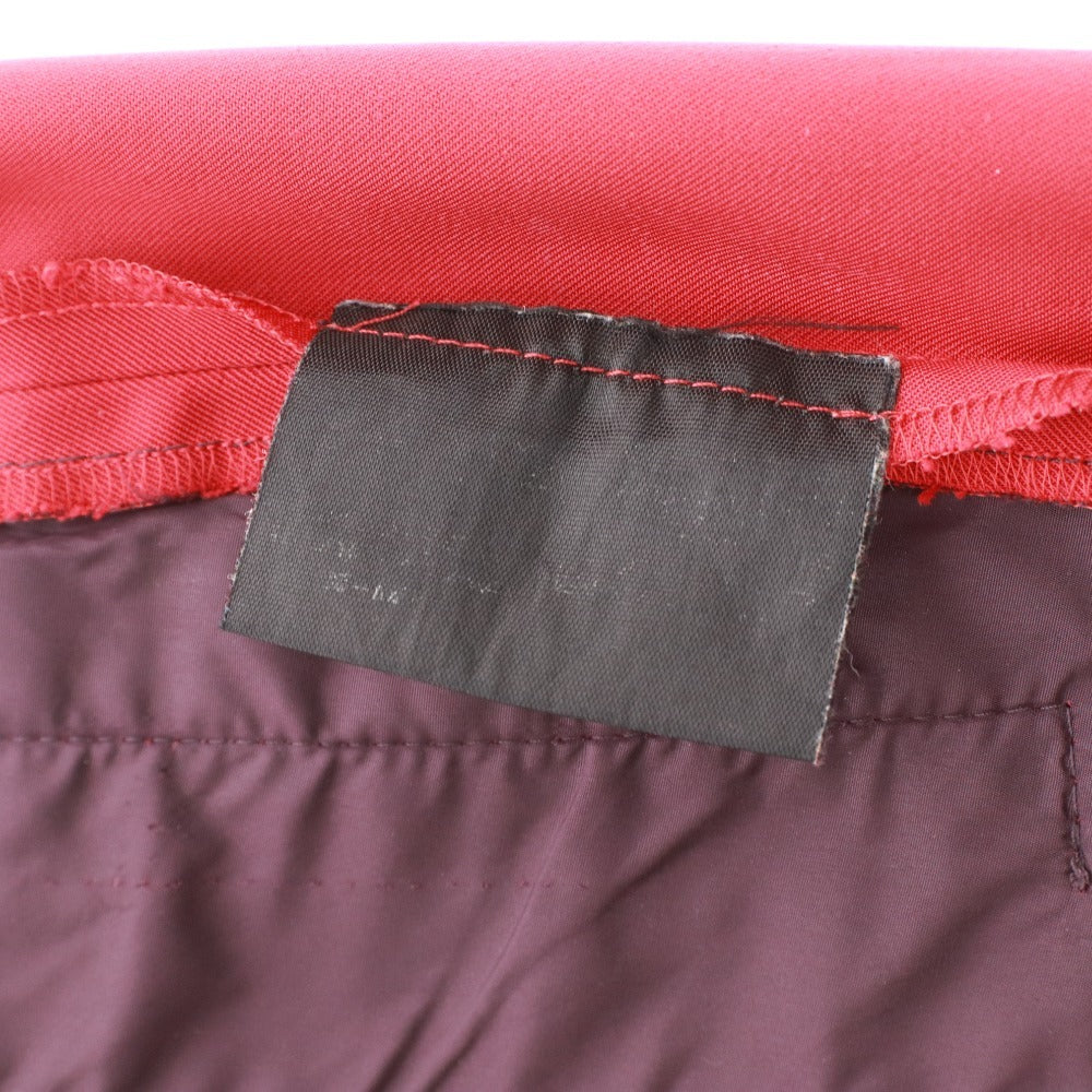 ■ プラダ パンツ ボトムス センタープレス レディース 38 (M相当) レッド