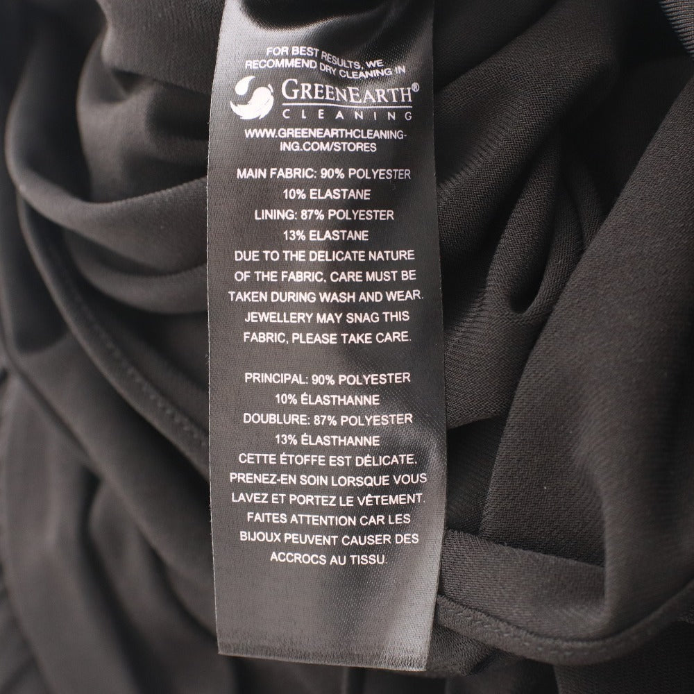 ■ self-portrait セルフポートレイト ドレス ロングワンピース ノースリーブ トップス 無地 レディース UK 6 (S相当) ブラック 黒