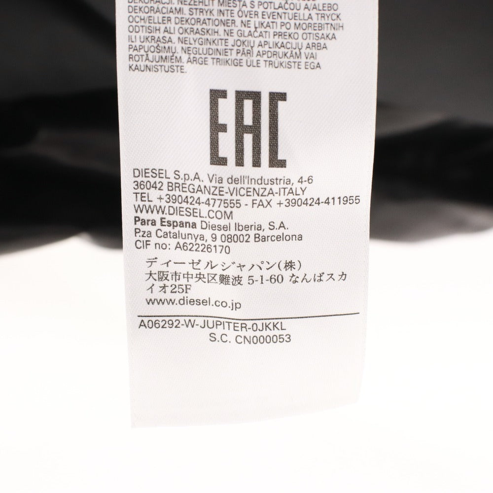 ■ ディーゼル パデッドジャケット アウター リバーシブル メンズ S ブラック ホワイト