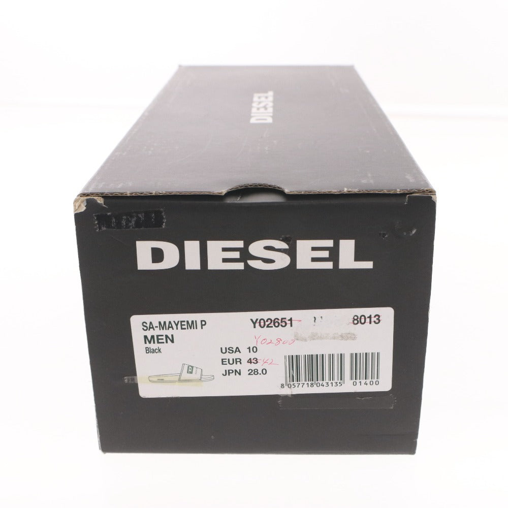 ■ DIESEL ディーゼル サンダル スリッパ 靴 Y02800 P4440 H8985 ロゴ メンズ 28.0cm ホワイト レッド 箱付き 未使用
